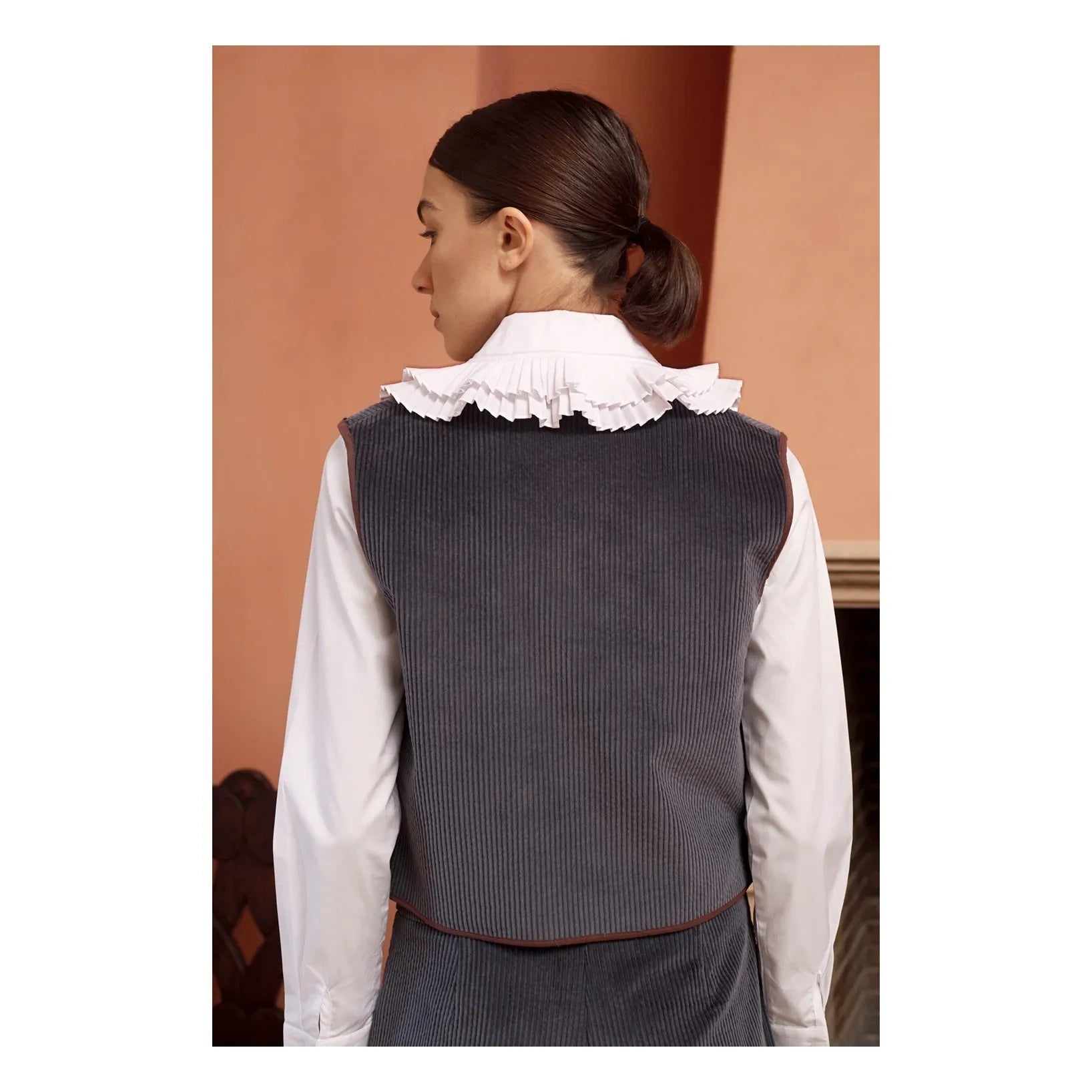 Maria de la Orden - Vienna Cotton Ceket | Lacivert