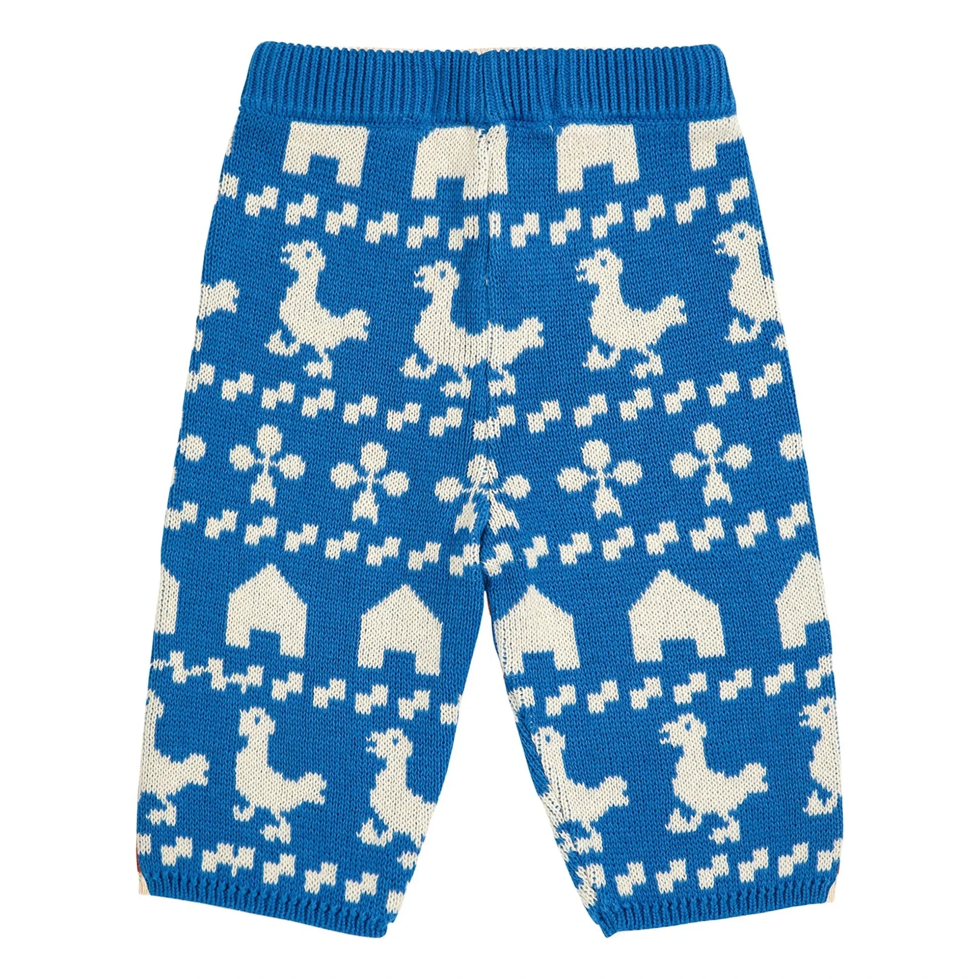 Bobo Choses - Pantalón Vaquero de Algodón Orgánico con Estampado de Granja | Azul