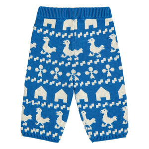 Bobo Choses - Pantalón Vaquero de Algodón Orgánico con Estampado de Granja | Azul