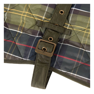 Barbour - Abrigo de tartán para perros | Azul