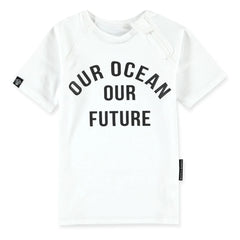 Beach & Bandits - Camiseta de protección UV Ocean | Blanco