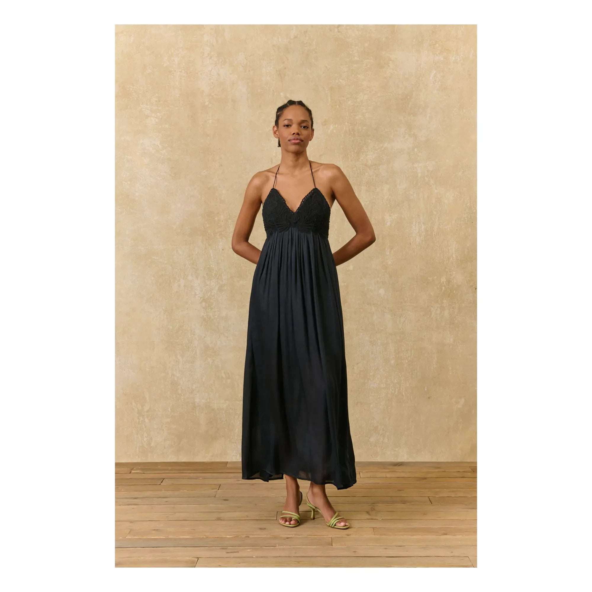 Louise Misha - Vestido Ysolde | Negro