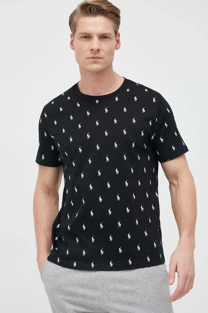 Top de pijama de algodón de manga corta Polo Ralph Lauren