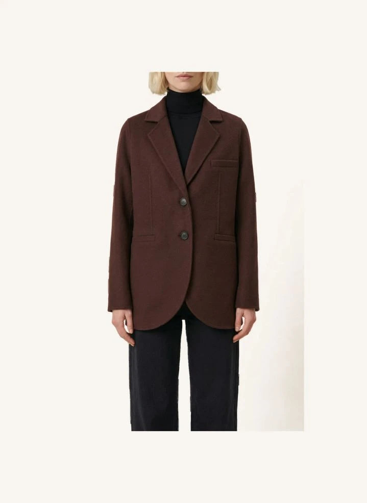 Vanessa Bruno - Marc Chaqueta de lana reversible | Chocolate