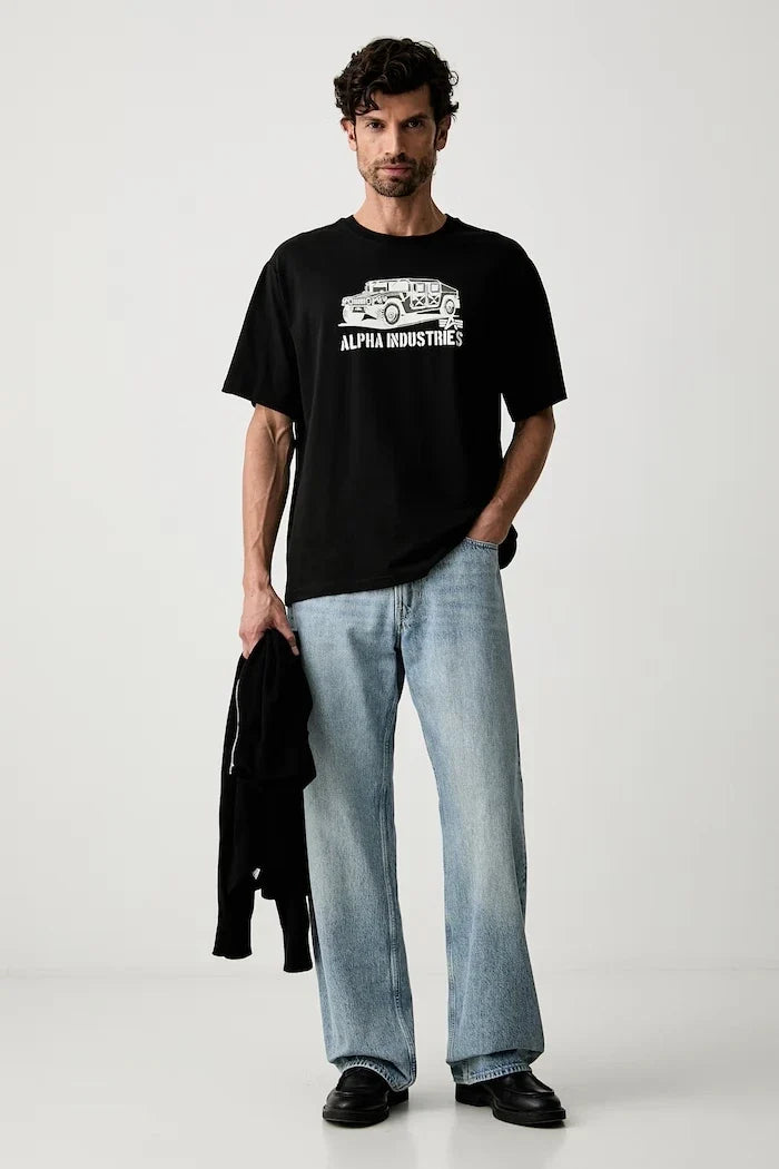 Camiseta Humvee de algodón para hombre Alpha Industries