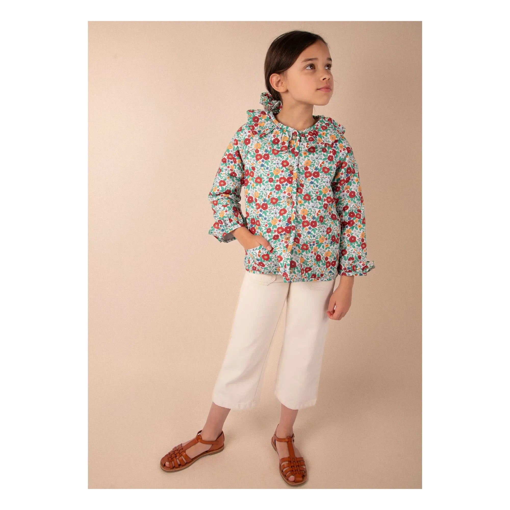 Loir - Chaqueta Friba Fleurie | Blanca