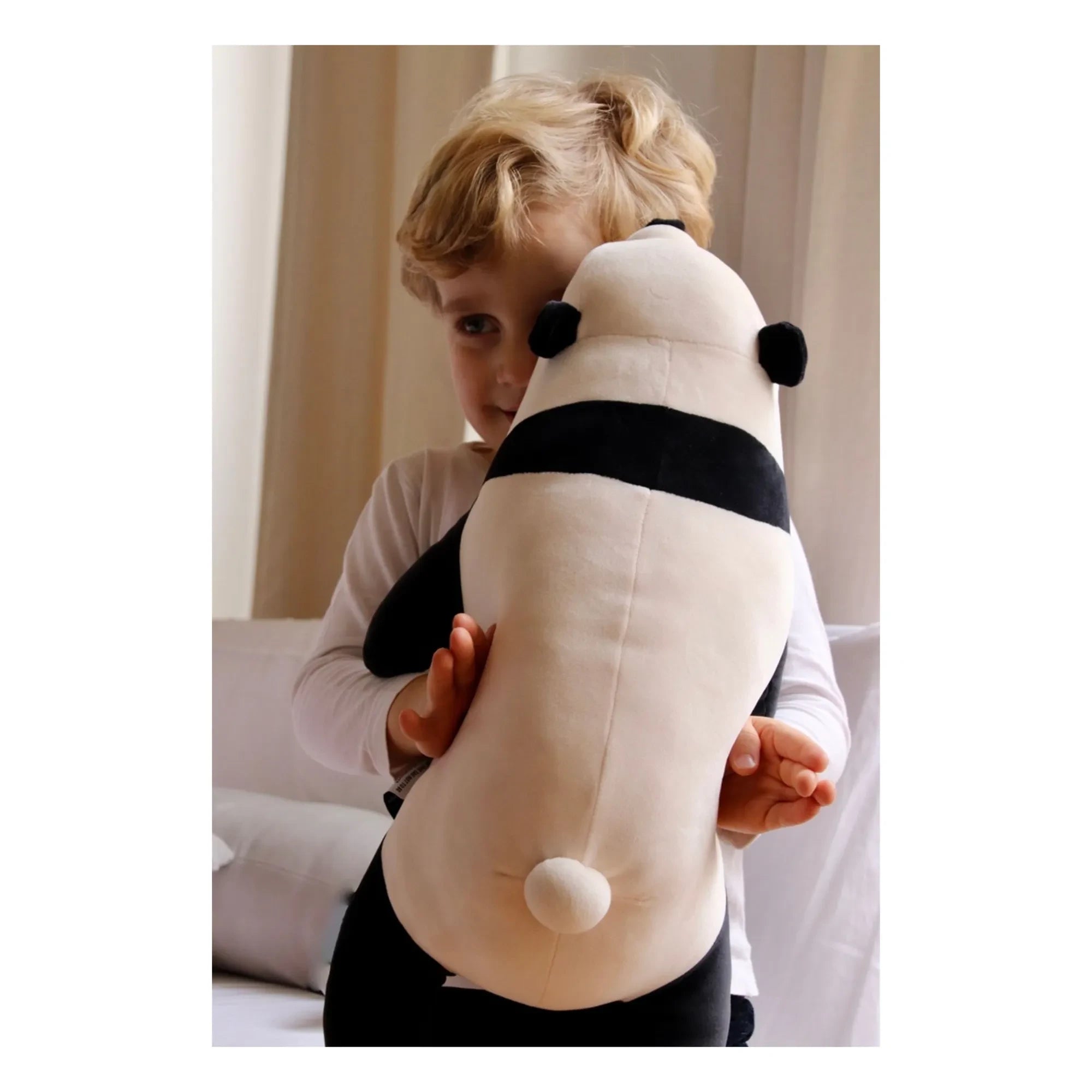 Nemu Nemu - Peluche Panda Paopao | Negro/Blanco