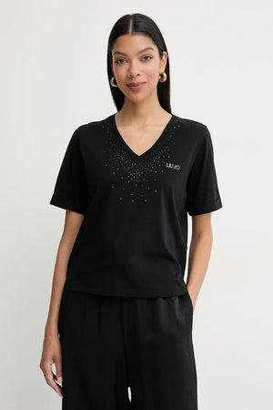 Camiseta de algodón para mujer Liu Jo