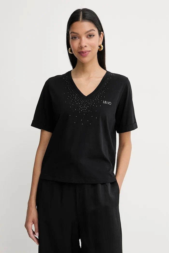 Camiseta de algodón para mujer Liu Jo