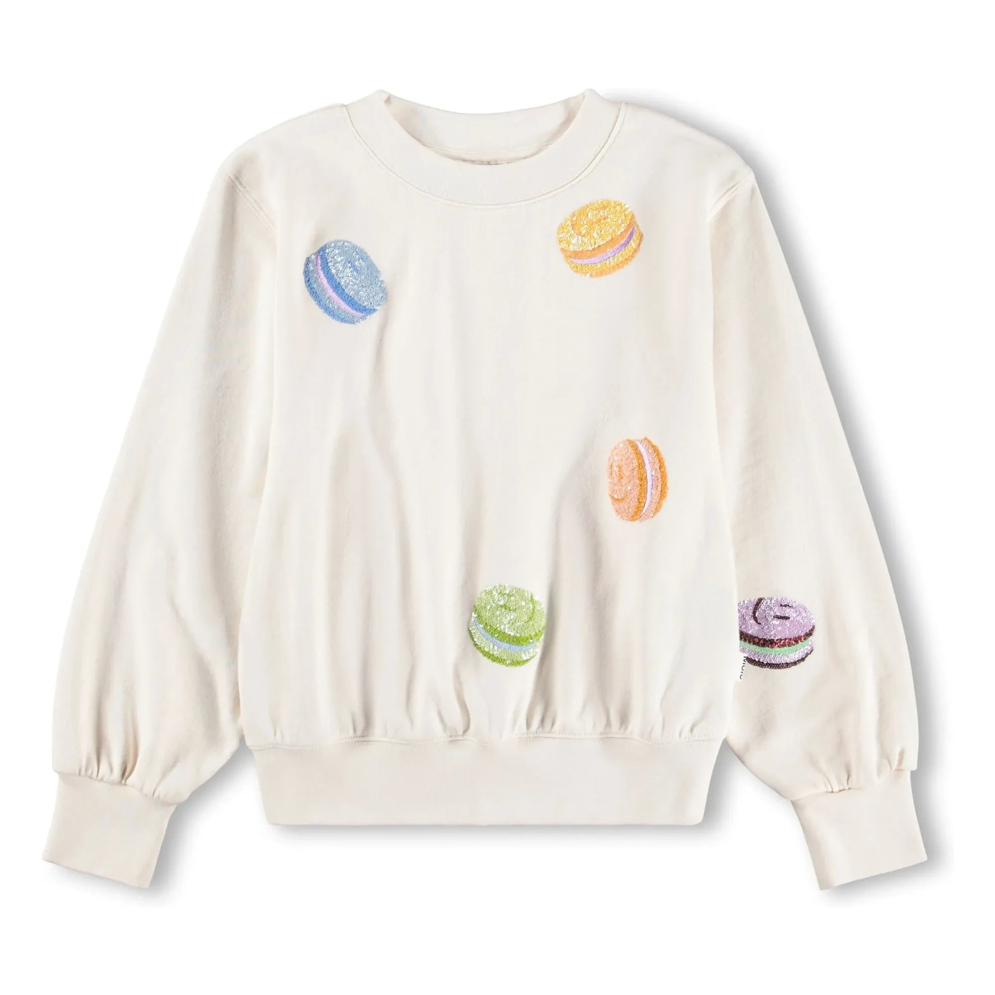 Molo - Sudadera Marge Macarons Algodón Orgánico | Blanco