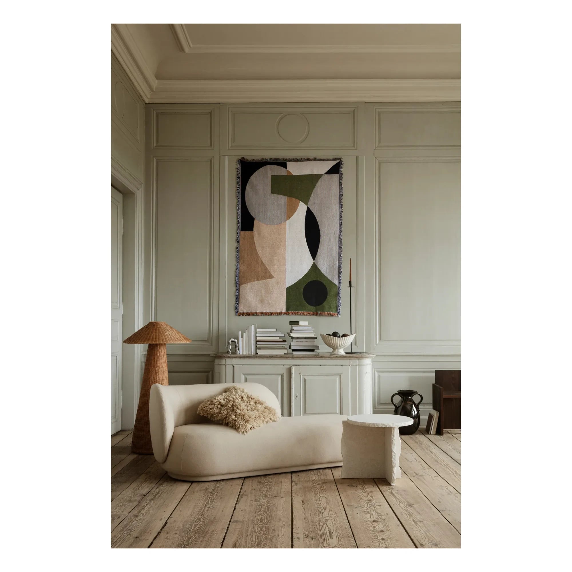Ferm Living - Lámpara Dou Rattan