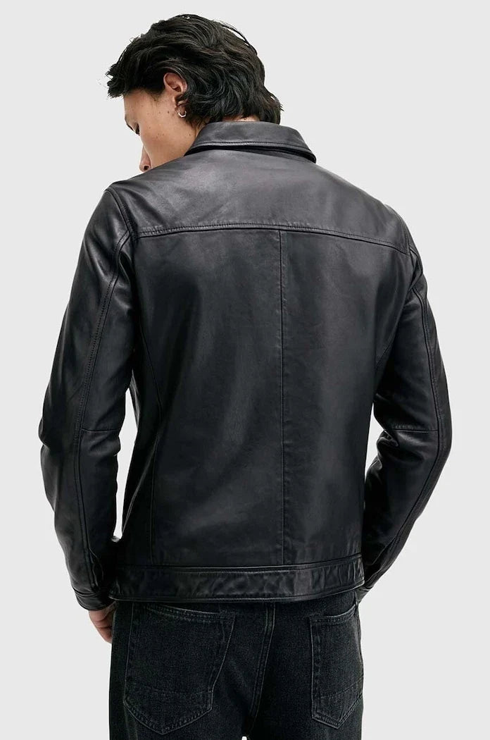 Chaqueta de cuero AllSaints LUCK