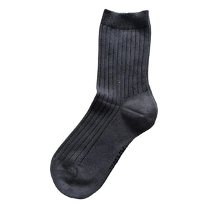 Holmm - Calcetines de cachemir calados Max | Gris carbón