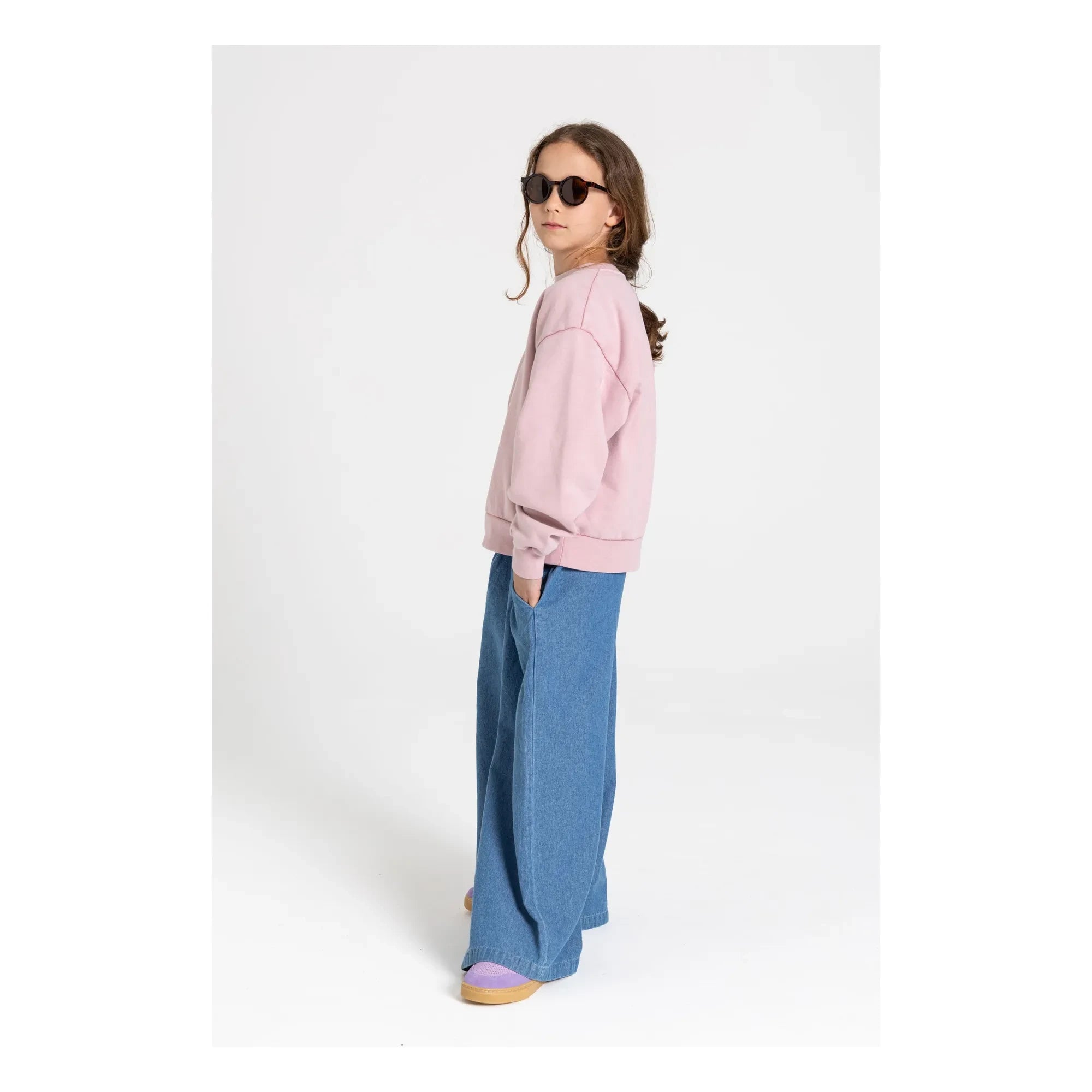 Smallable Kid - Camiseta Liv Algodón orgánico | Rosa empolvado