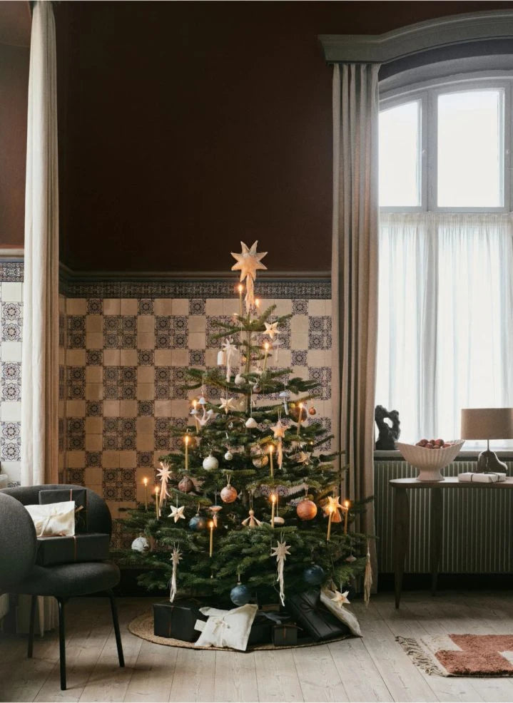 Ferm Living - Bola decorativa con efecto mármol - Set de 4