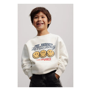 La nueva sociedad - Sudadera Smiley | Beyaz