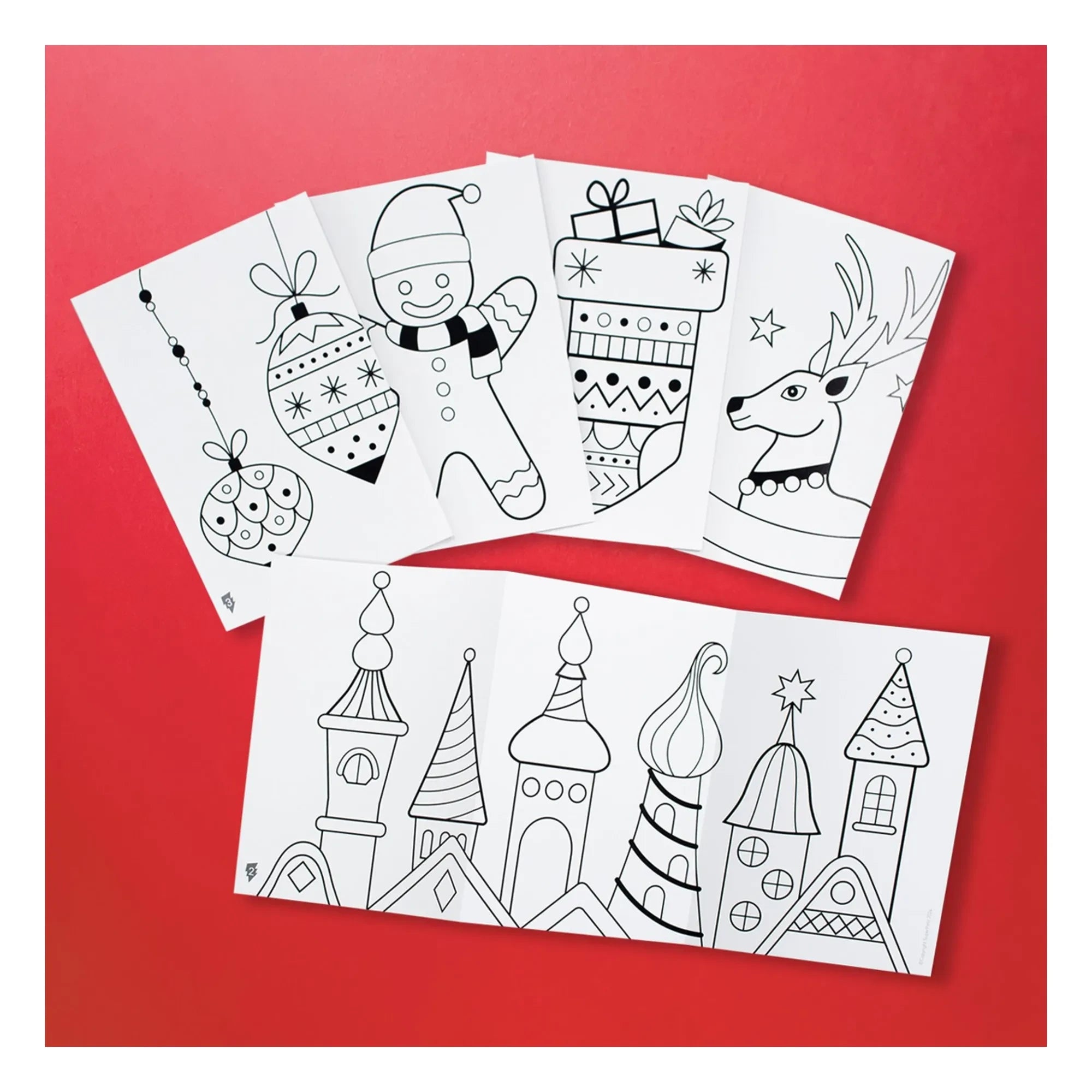 Superpetit - Set de 4 rotuladores para ventanas con motivos navideños