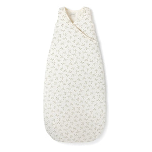 Babyshower - Saco de dormir de muselina de algodón de oliva | Crudo