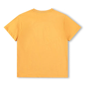 Molo - Riley Palm Smile Camiseta de algodón orgánico | Naranja