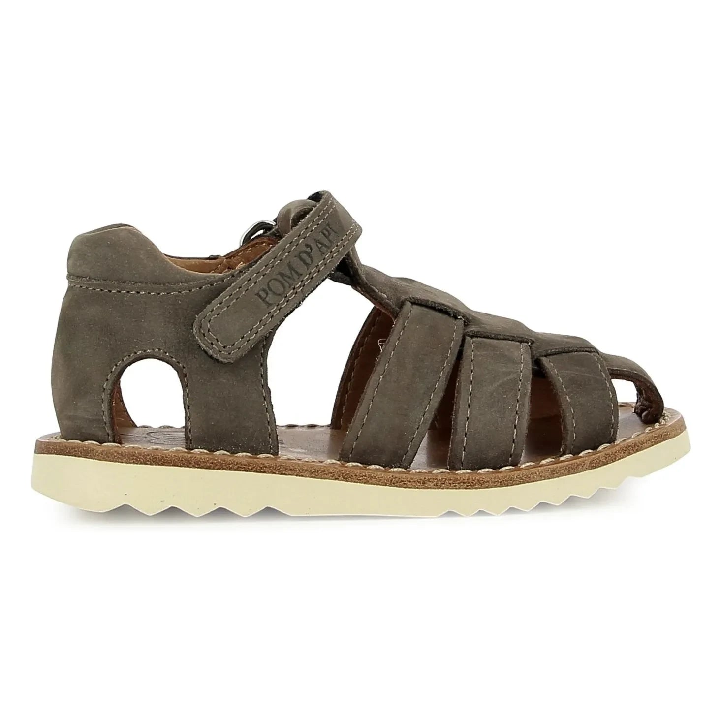 Pom d'Api - Sandalias Waff Papy Nubuck | Marrón glacé