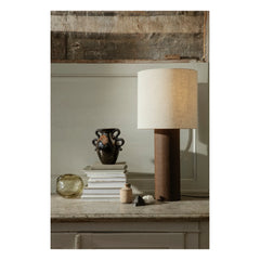 Ferm Living - Base de lámpara Post - Madera FSC | Roble ahumado