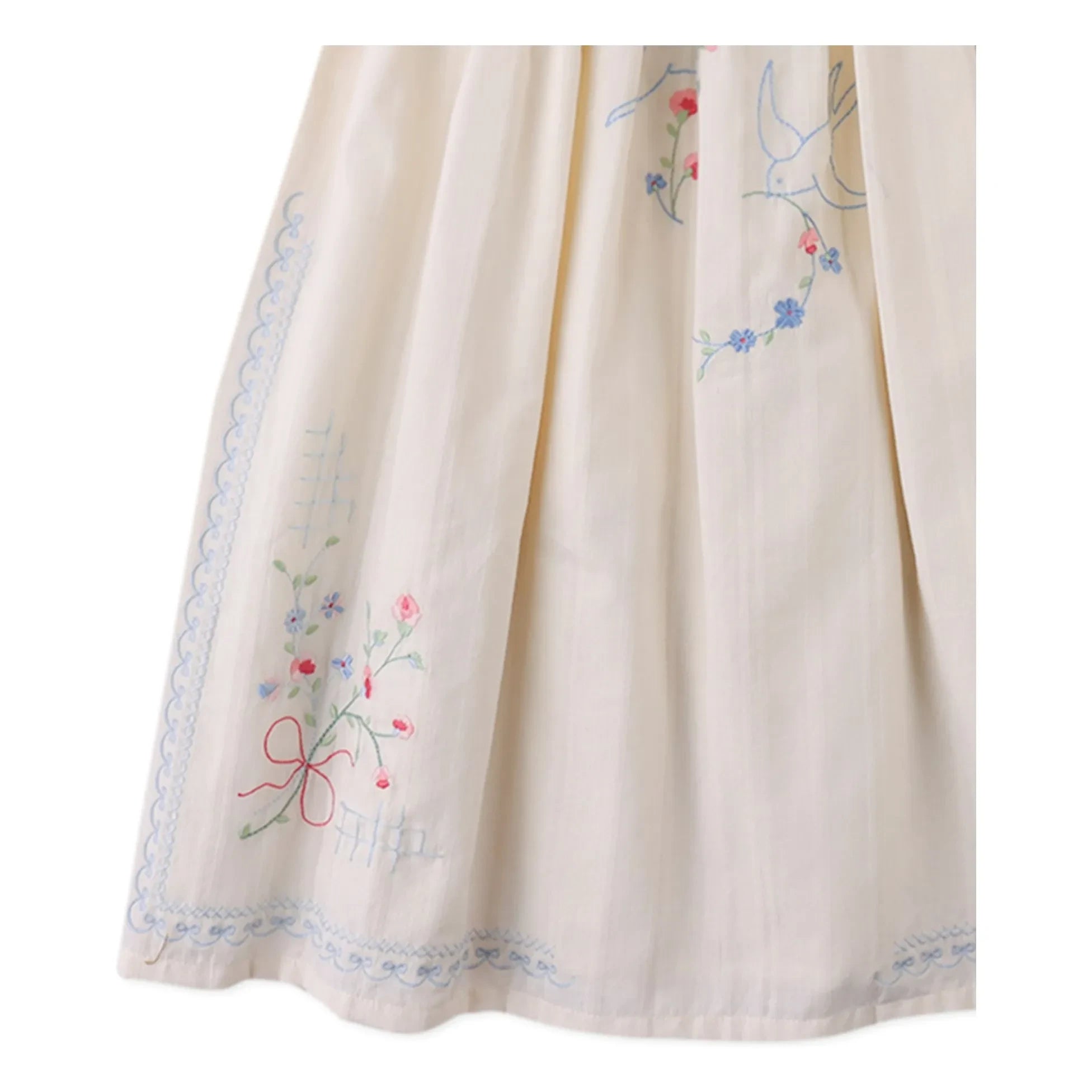Gingersnaps - Vestido bordado Alessia | Crudo