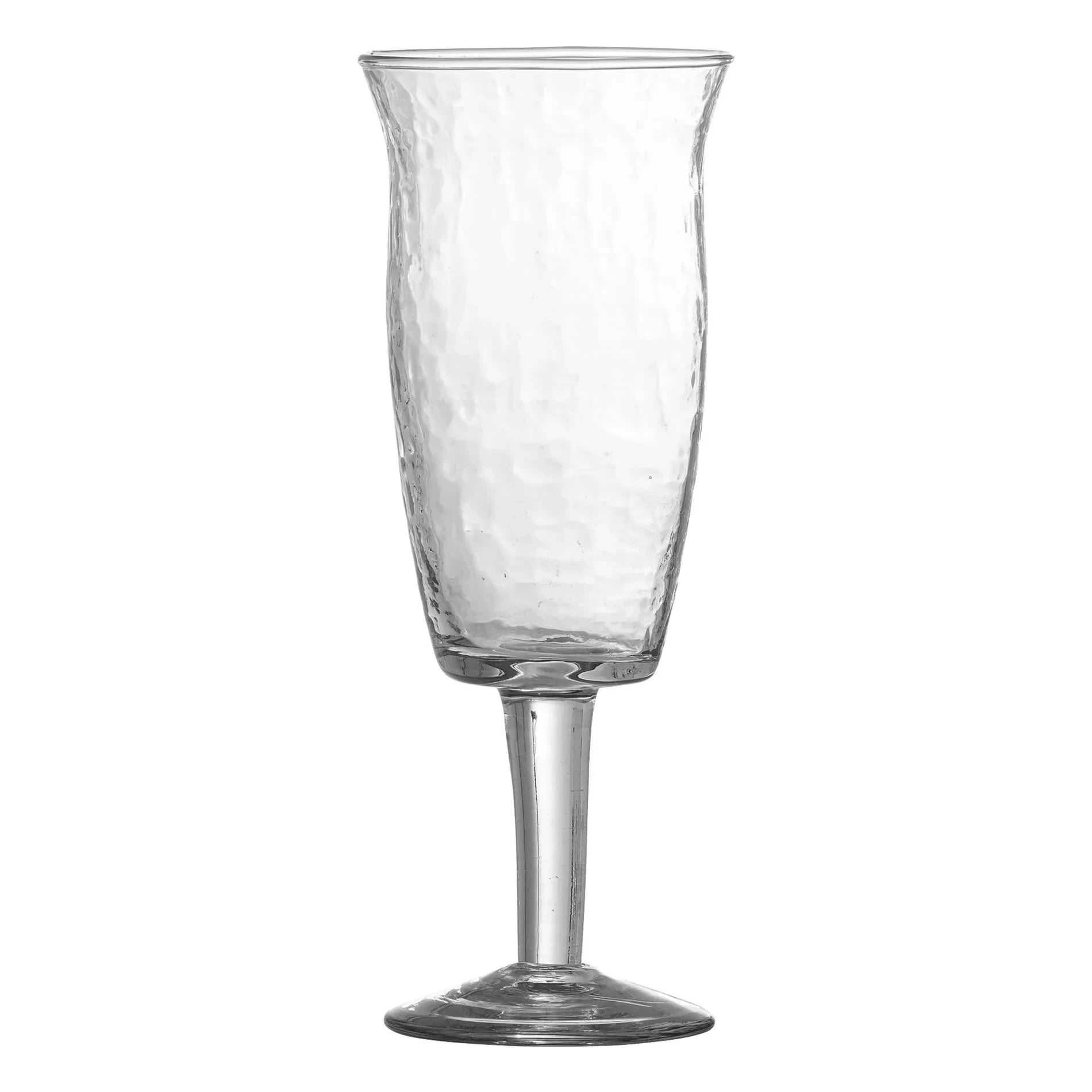 Bloomingville - Juego de 4 copas de vino Asha de vidrio reciclado | Transparente
