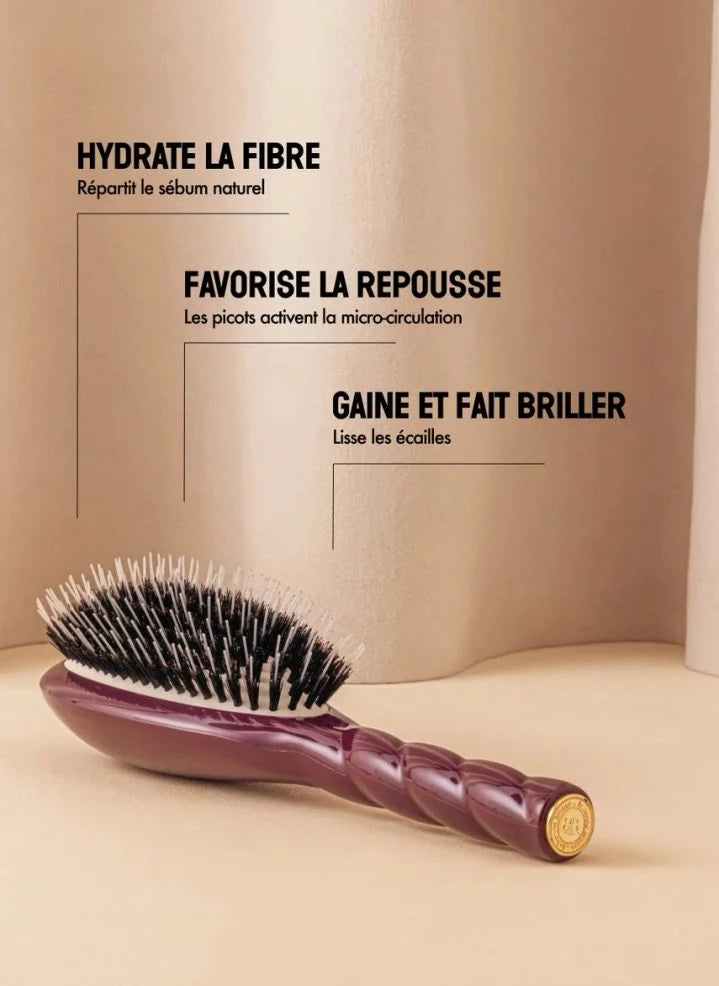 La Bonne Brosse - El Indispensable Cepillo para el Cabello No. 02 - Cuidado y Desenredo | Berenjena