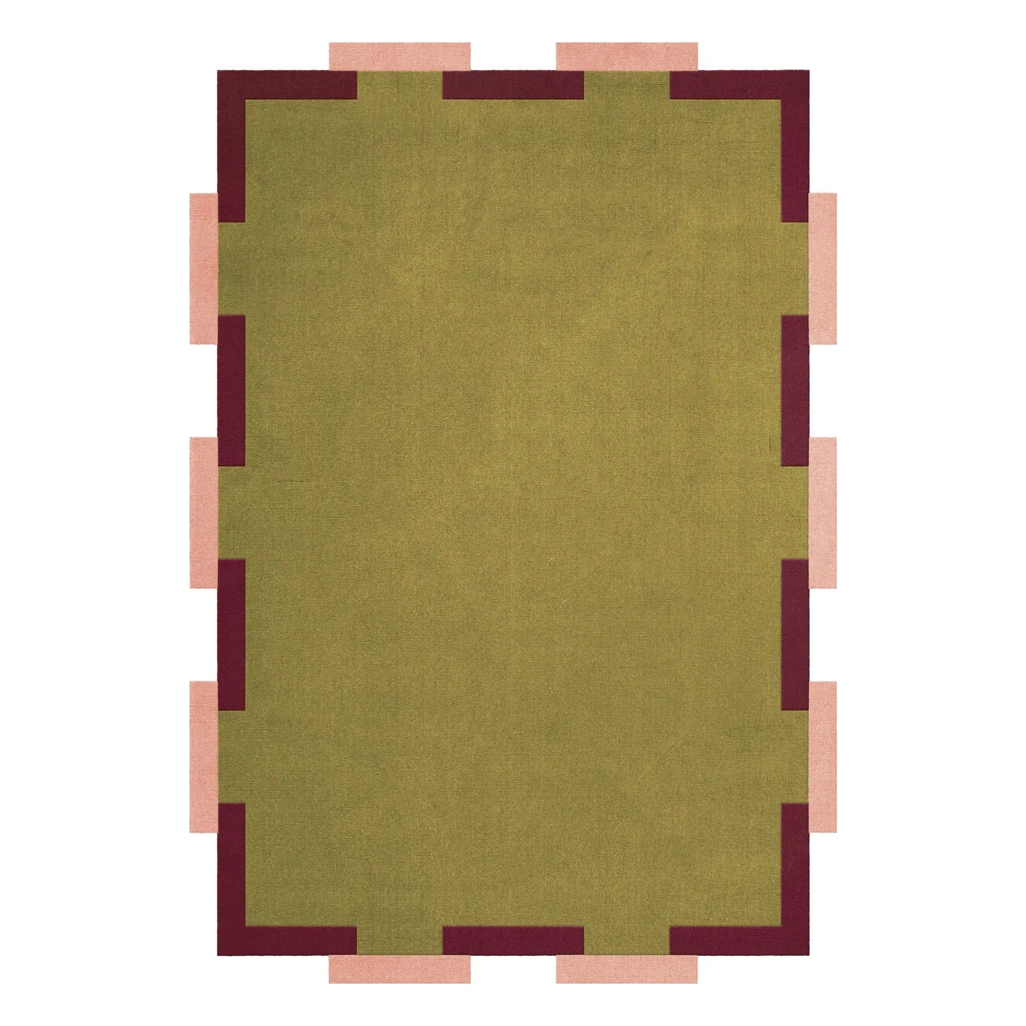 En capas - Alfombra de lana Fregio, Tekla Evelina Severin | Oliva