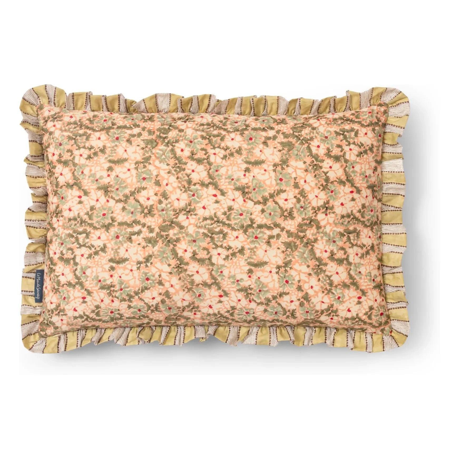 Funda de almohada con volantes Etosha Nebula de Le Monde Sauvage