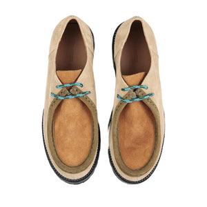 Bobo Choses - Zapatos de cuero Wallabees con bloques de color | Beige