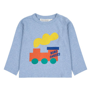Bobo Choses - Camiseta de entrenamiento de algodón orgánico | Azul moteado