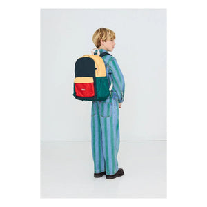 Tinycottons - Mochila con bloques de color | Azul oscuro