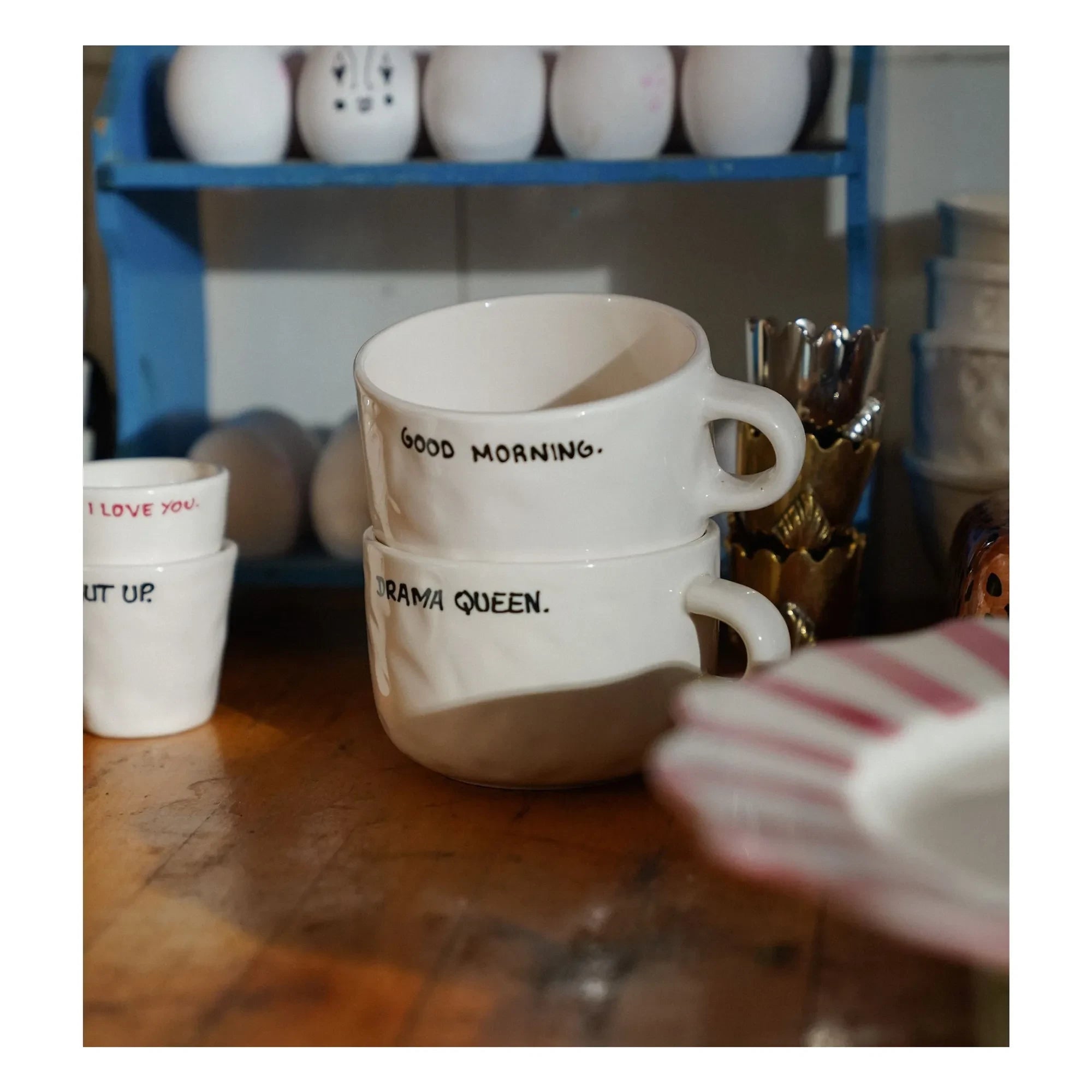 Anna + Nina - Drama Queen Taza Cappuccino | Crudo