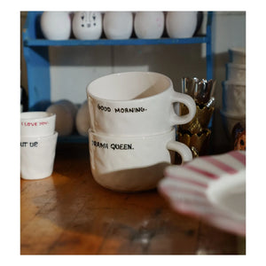 Anna + Nina - Drama Queen Taza Cappuccino | Crudo