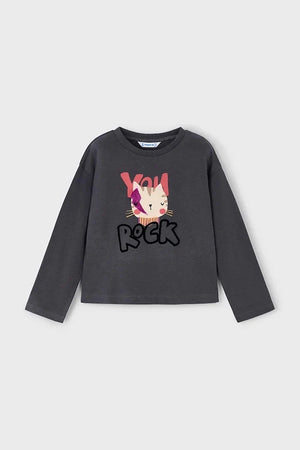 Blusa de algodón de manga larga Mayoral