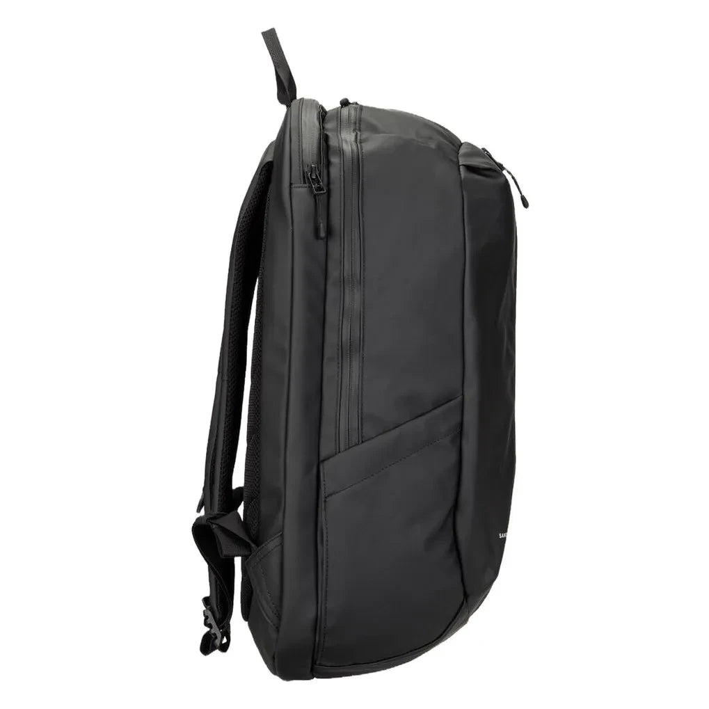 Sandqvist - Mochila con cremallera Stream | Negro