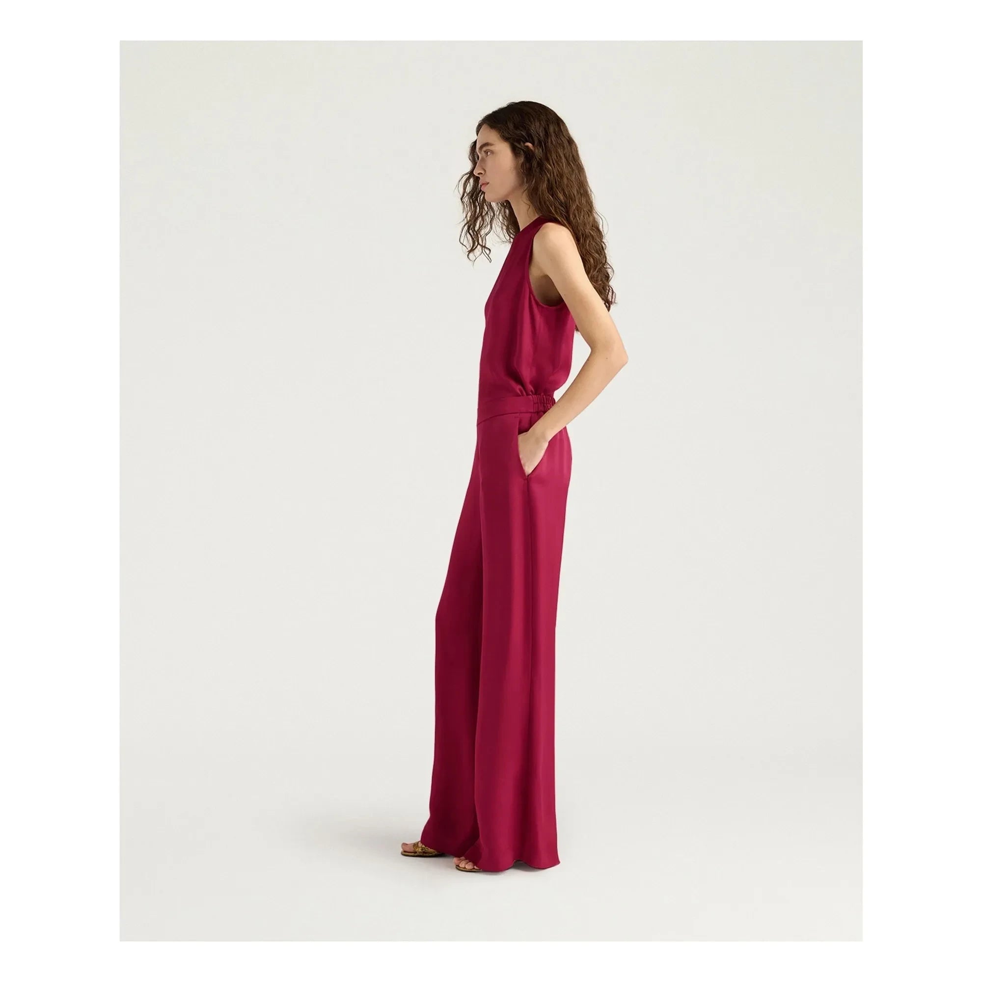 Momoni - Pantalones Marajo | Frambuesa