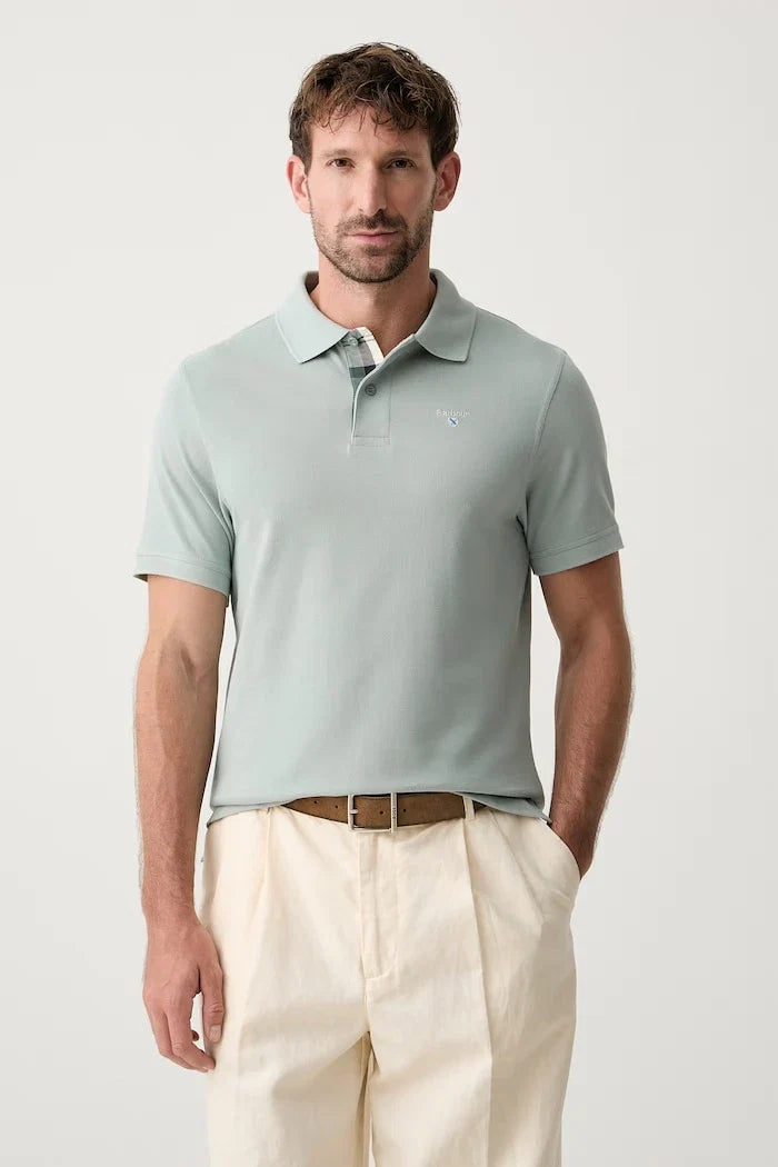 Polo de algodón para hombre Barbour