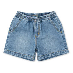 Konges Sløjd - Pantalón corto vaquero de algodón orgánico Magot | Azul