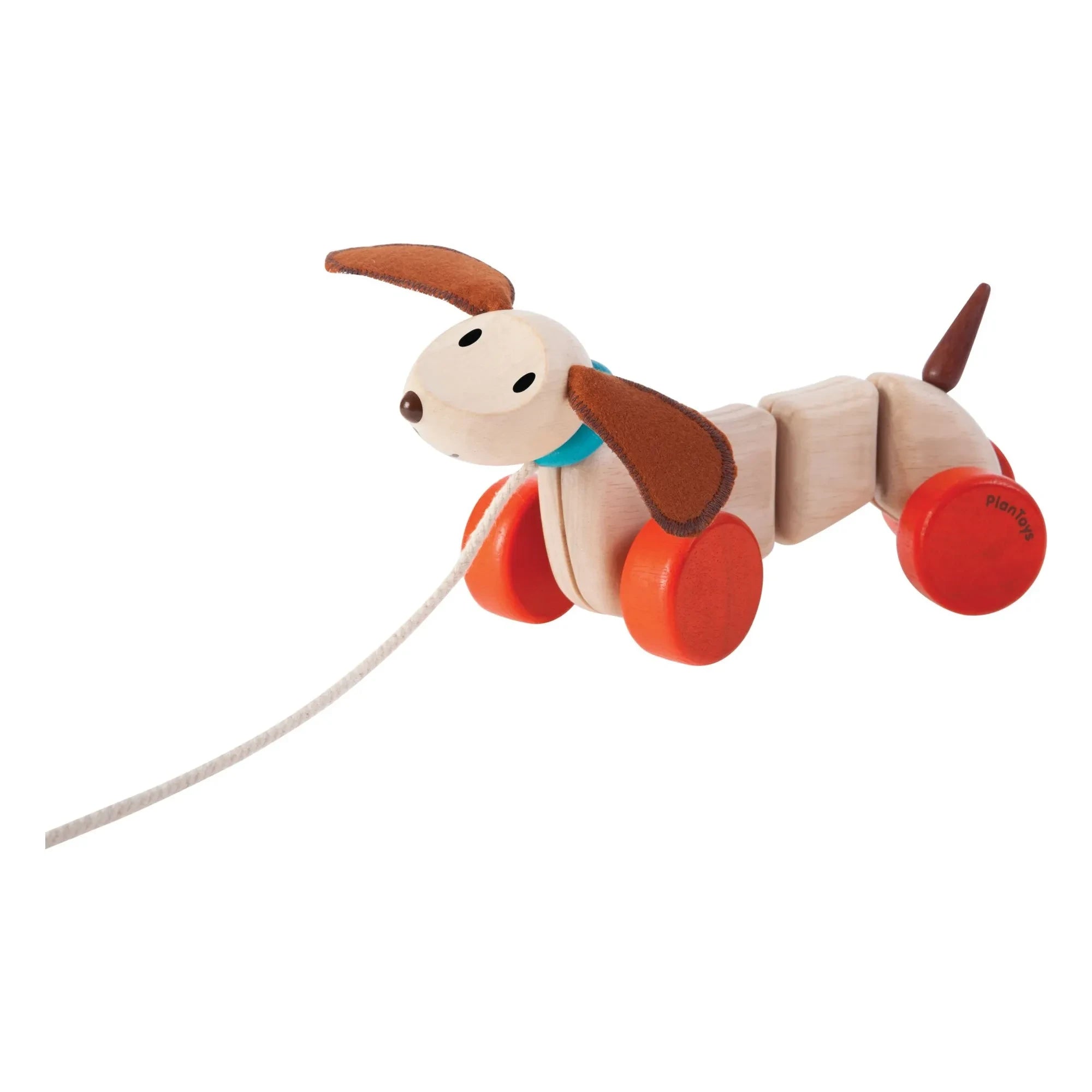 Plan Toys - Perro Teak de arrastre
