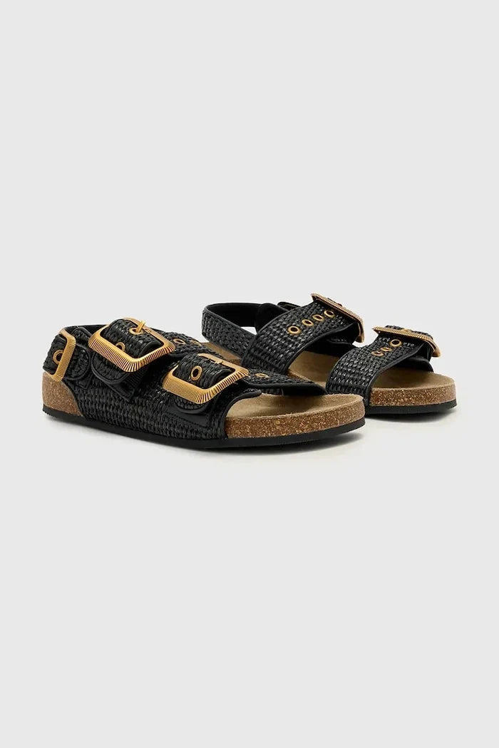 AllSaints Sandalia de mujer Staffa Raffia