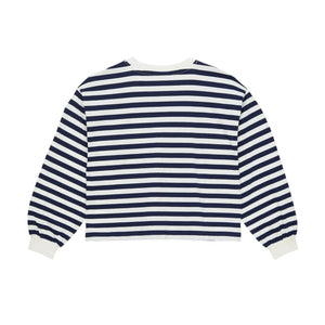 Smallable Kid - Sudadera Bloomy de rayas | Azul negro