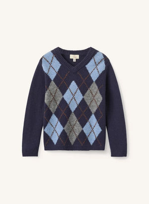 Copenhagen Colors - Lacivert Argyle Kazak