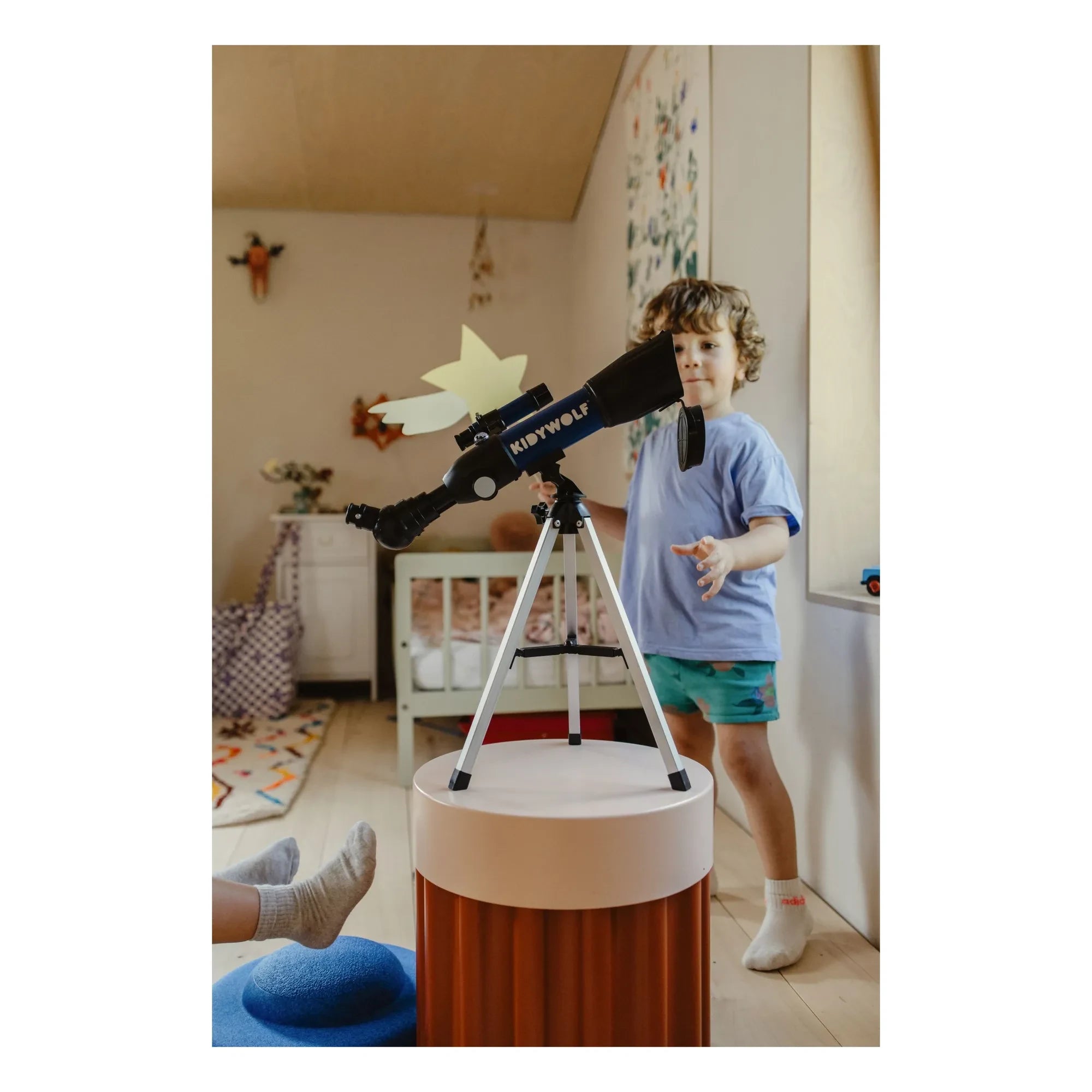 Kidywolf - Telescopio monocular Kidytelescope | Azul noche