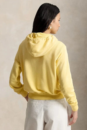 Sudadera con capucha y cremallera de algodón para mujer Polo Ralph Lauren