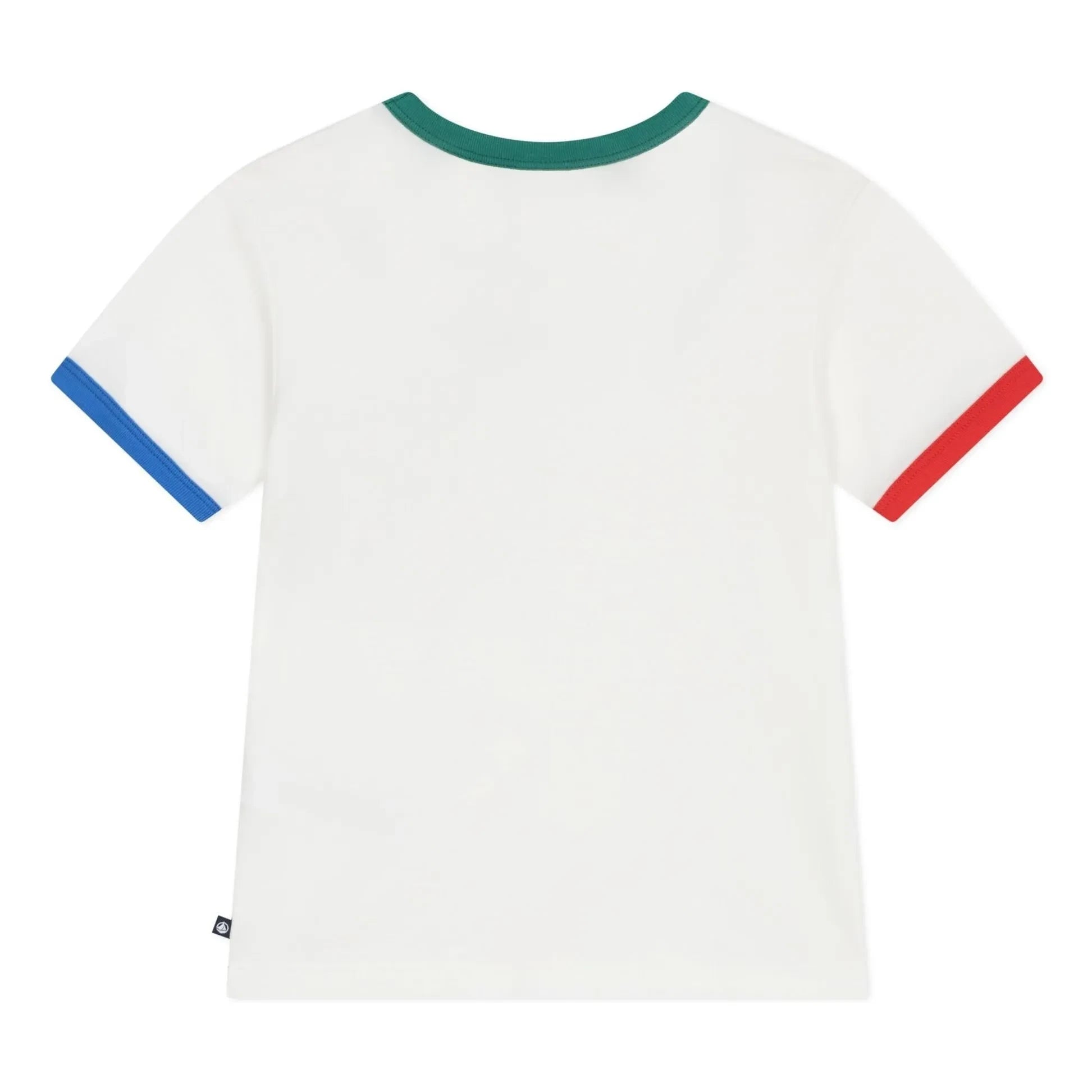 Petit Bateau - Camiseta ancha color block | Blanco