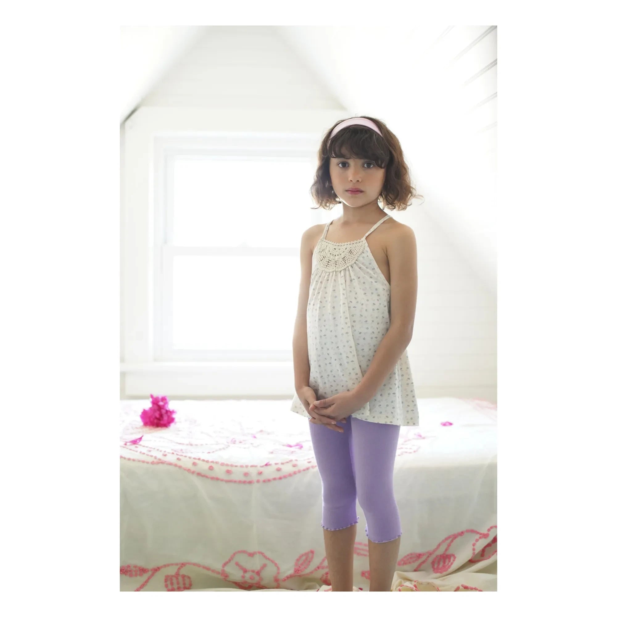 Soor Ploom - Mallas capri de algodón orgánico | Lila