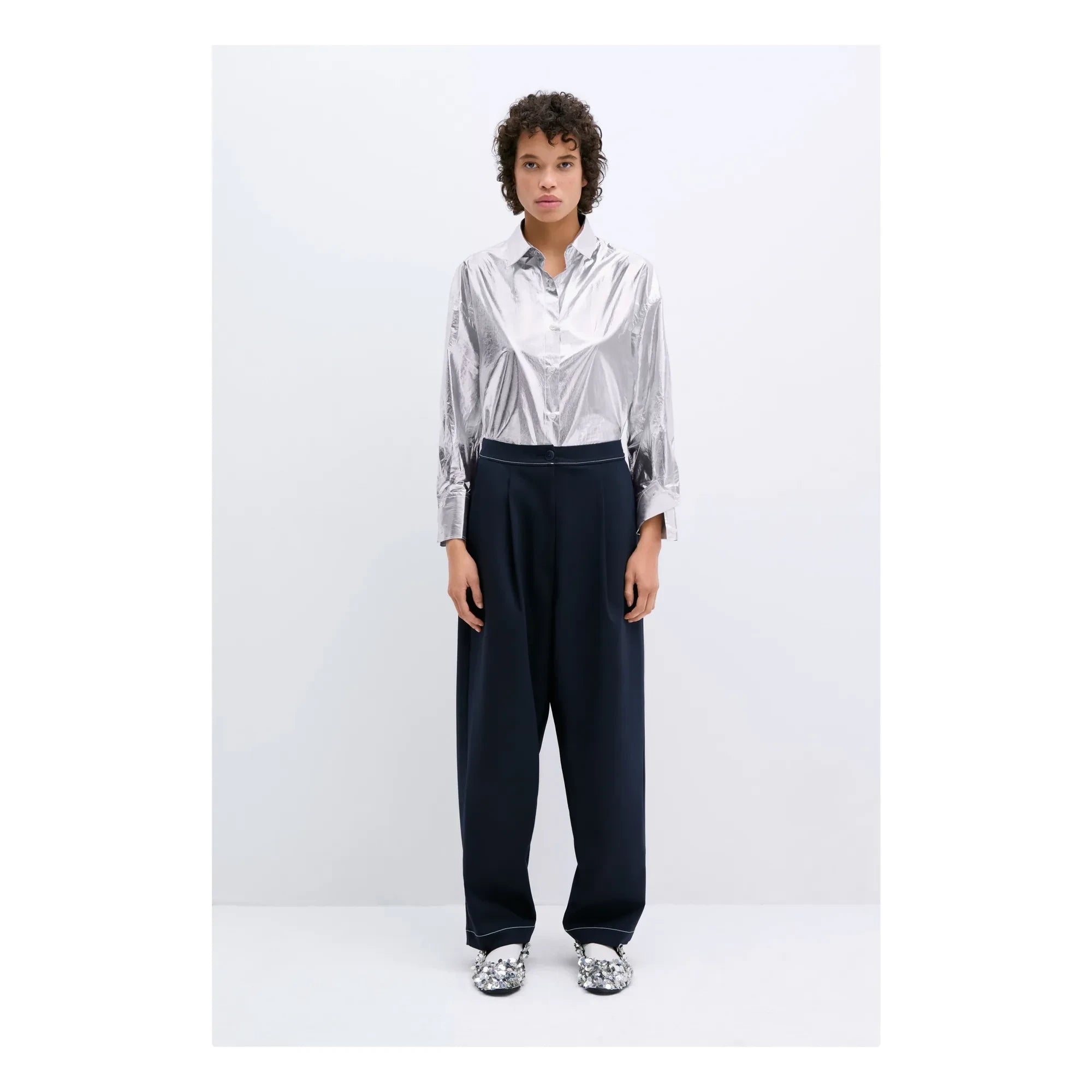 Cordera - Pantalón sastre | Azul marino