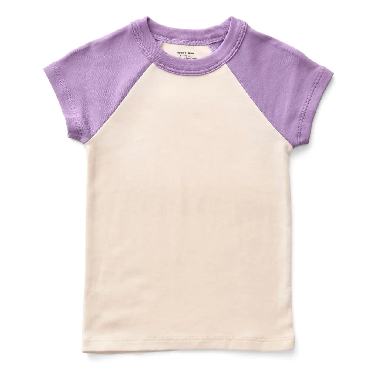 Soor Ploom - Camiseta de Softbol de Algodón Orgánico Bikolt | Crudo
